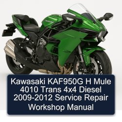 2009-2012 Kawasaki H Series KAF950G Mule 4010 Trans 4x4 Diesel Service Repair Workshop Manual PDF