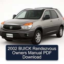2002 Buick Rendezvous Owners Owner's Manual PDF