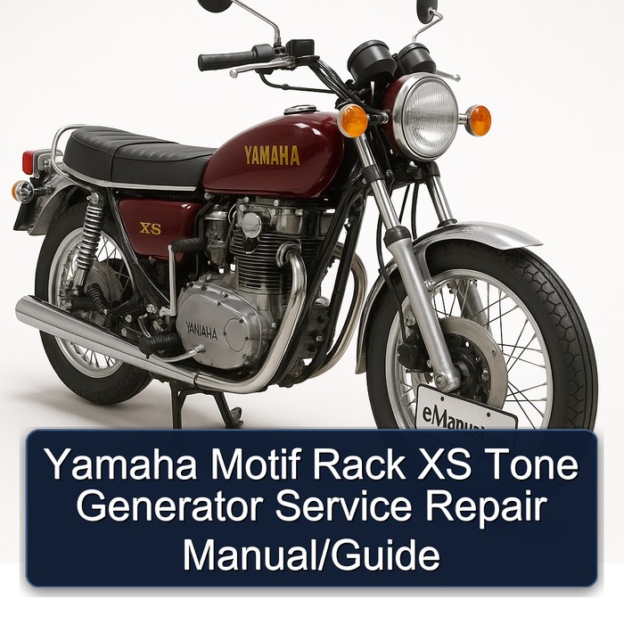 Yamaha XS Models Motif Rack Tone Generator / Service Repair Workshop Manual PDF