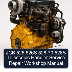 JCB 526 526S 528-70 528S Telescopic Handler Service Repair Workshop Manual PDF