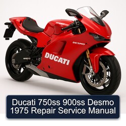 1975 Ducati Desmo 750SS 900SS Service Repair Workshop Manual PDF