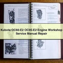 Kubota OC60-E2 OC95-E2 Engine Service Repair Workshop Manual PDF