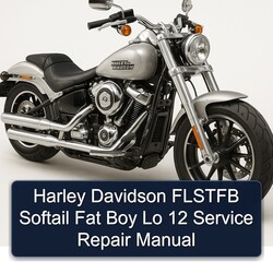 Harley Davidson Softail Flstfb Fat Boy Lo 12 Service Repair Workshop Manual PDF