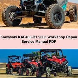 2005 Kawasaki Kaf400-b1 Service Repair Workshop Manual PDF