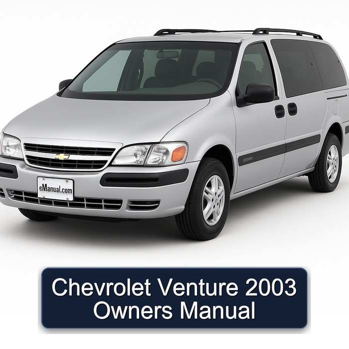 2003 Chevrolet Venture Owners Owner's Manual PDF