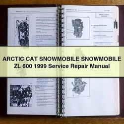 1999 Arctic CAT Snowmobile ZL 600 Service Repair Workshop Manual PDF