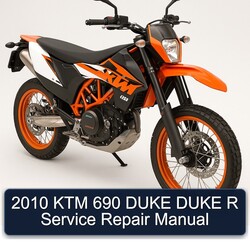 2010 KTM 690 Duke R Service Repair Workshop Manual PDF