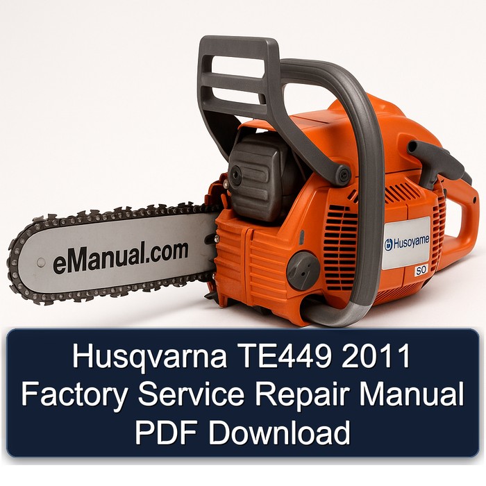 2011 Husqvarna TE Models TE449 Service Repair Workshop Manual PDF