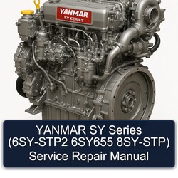 Yanmar SY Series (6sy-stp2 6sy655 8sy-stp) Service Repair Workshop Manual PDF