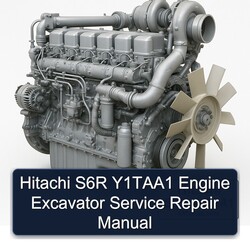 Hitachi S6R Y1taa1 Engine Excavator Service Repair Workshop Manual PDF