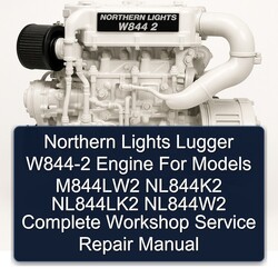 Northern Lights W844 2 Lugger W844-2 Engine Models M844lw2 Nl844k2 Nl844lk2 Nl844w2 Service Repair Workshop Manual PDF