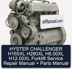 Hyster Challenger H165XL H280XL H8.00xl H12.00xl Forklift Parts Catalog PDF