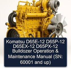 Komatsu D65E-12 D65P-12 D65EX-12 D65PX-12 Bulldozer Operation (sn: 60001 Up) Service Repair Workshop Manual PDF