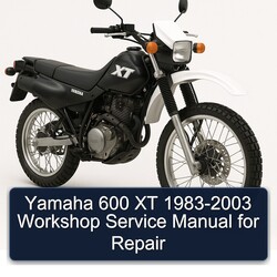1983-2003 Yamaha XT Models 600 Service Repair Workshop Manual PDF