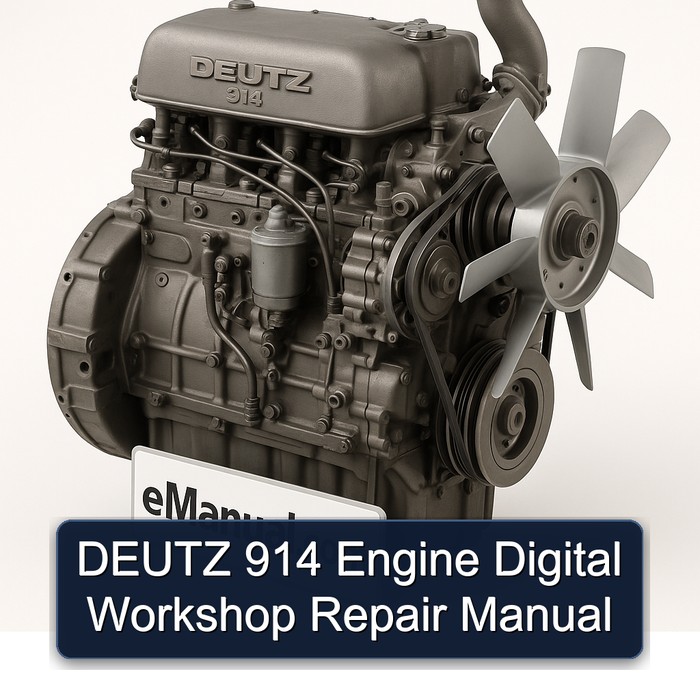 Deutz 914 Engine Digital Service Repair Workshop Manual PDF