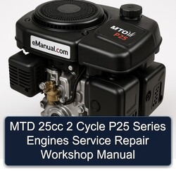 MTD P25 25CC 2 Cycle Series Engines Service Repair Workshop Manual PDF