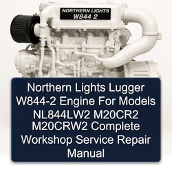 Northern Lights W844 2 Lugger W844-2 Engine Models Nl844lw2 M20cr2 M20crw2 Service Repair Workshop Manual PDF