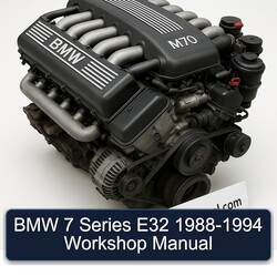 1988-1994 BMW 7 Series E32 Service Repair Workshop Manual PDF