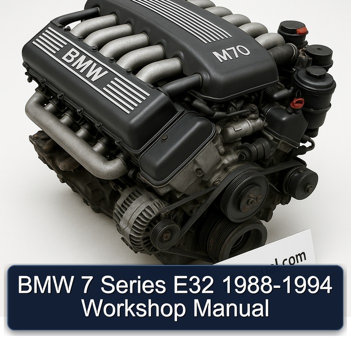 1988-1994 BMW 7 Series E32 Service Repair Workshop Manual PDF