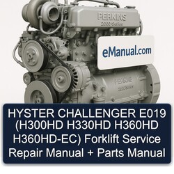 Hyster Challenger E019 (h300hd H330HD H360HD H360hd-ec) Forklift Parts Catalog PDF