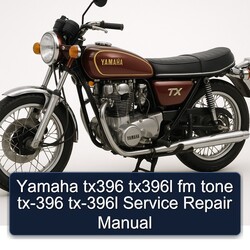 Yamaha TX Models TX396 TX396L Fm Tone TX-396 TX-396L Service Repair Workshop Manual PDF