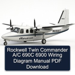 Rockwell Twin Commander /c 690C 6900 Electrical Wiring Diagrams PDF