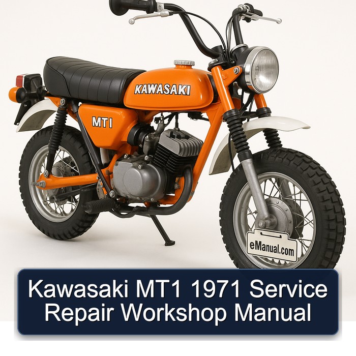 1971 Kawasaki MT1 Service Repair Workshop Manual PDF