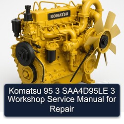 Komatsu 95 3 Saa4d95le Service Repair Workshop Manual PDF