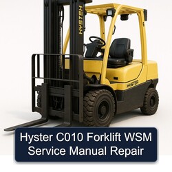 Hyster C010 Forklift WSM Service Repair Workshop Manual PDF