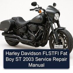2003 Harley Davidson Servi Car Flstfi Fat Boy ST Service Repair Workshop Manual PDF