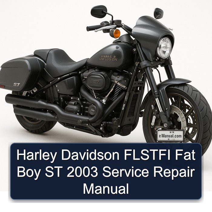2003 Harley Davidson Servi Car Flstfi Fat Boy ST Service Repair Workshop Manual PDF