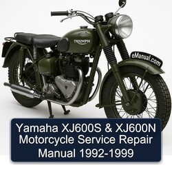 1992-1999 Yamaha XJ Models XJ600S XJ600N Motorcycle Service Repair Workshop Manual PDF