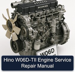 Hino W06D Til Engine Service Repair Workshop Manual PDF