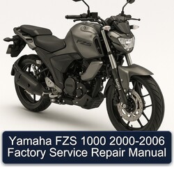 2000-2006 Yamaha FZS Models 1000 Service Repair Workshop Manual PDF