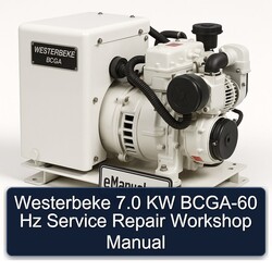 Westerbeke 7.0 KW BCGA-60 Hz Service Repair Workshop Manual PDF