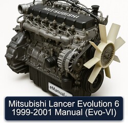 1999-2001 Mitsubishi Lancer Evolution 6 - (EVO-VI) Service Repair Workshop Manual PDF