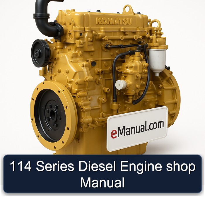 Komatsu 114 Series Diesel Engine Shop Service Repair Workshop Manual PDF