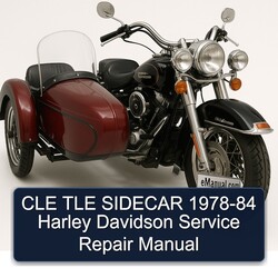 1978-1984 Harley Davidson Sidecars CLE TLE Sidecar Service Repair Workshop Manual PDF
