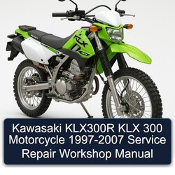 1997-2007 Kawasaki KLX Series KLX300R 300 Motorcycle Service Repair Workshop Manual PDF