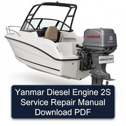 Yanmar Diesel Engine 2S Service Repair Workshop Manual PDF