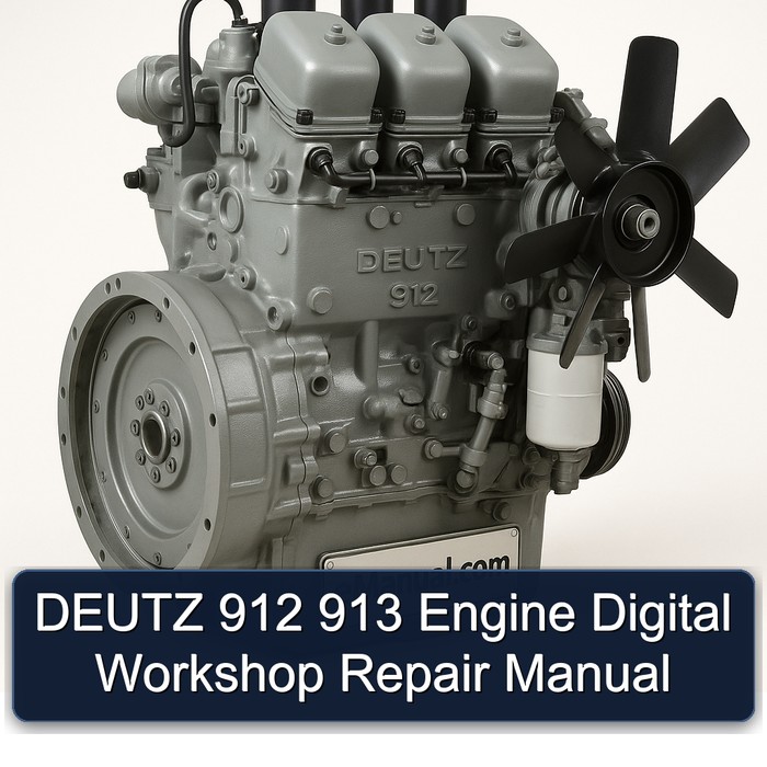 Deutz 912 913 Engine Digital Service Repair Workshop Manual PDF