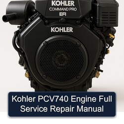 Kohler Command Pro EFI Models PCV740 Engine Service Repair Workshop Manual PDF