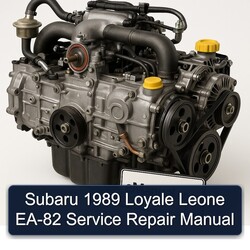 1989 Subaru EA Series Loyale Leone EA-82 Service Repair Workshop Manual PDF