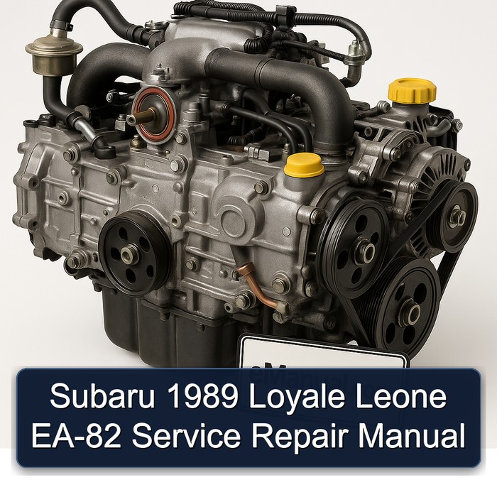 1989 Subaru EA Series Loyale Leone EA-82 Service Repair Workshop Manual PDF