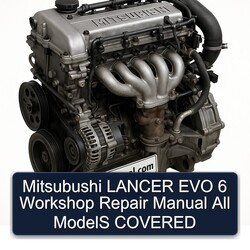Dodge Lancer Mitsubushi EVO 6 All Models Covered Service Repair Workshop Manual PDF