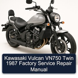 1987 Kawasaki Vulcan VN750 Twin Service Repair Workshop Manual PDF