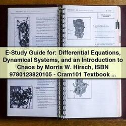 E-STUDY Differential Equations, Dynamical Systems Introduction Chaos Morris W. Hirsch - Cram101 Textbook Reviews Service Repair Workshop Manual PDF