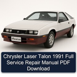 1991 Chrysler Laser Talon Service Repair Workshop Manual PDF