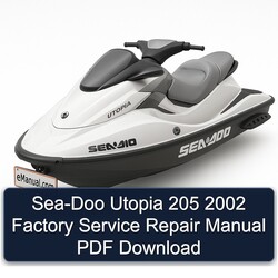 2002 SEA-DOO Utopia 205 Service Repair Workshop Manual PDF