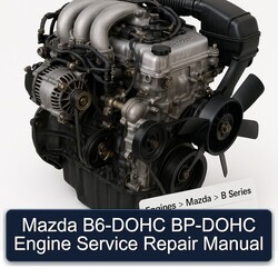 Mazda B Series B6-DOHC BP-DOHC Engine Service Repair Workshop Manual PDF